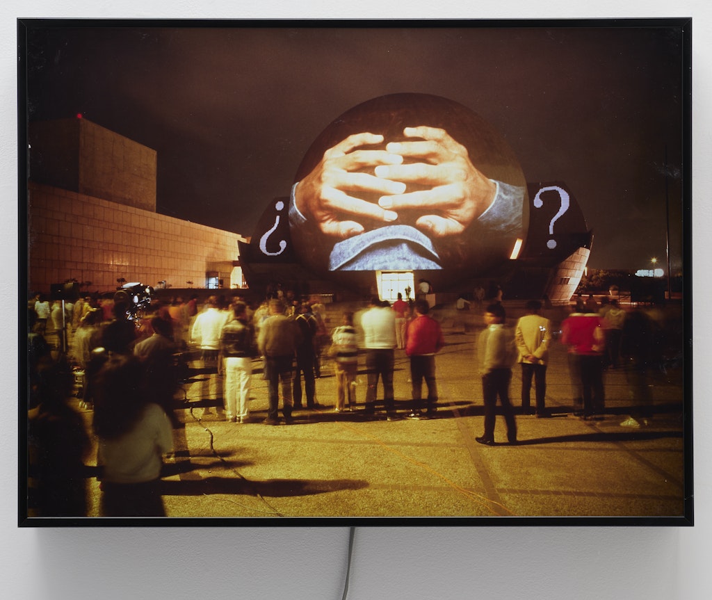Public Projection: The Border Projection (part two), Centro Cultural Tijuana, 1988