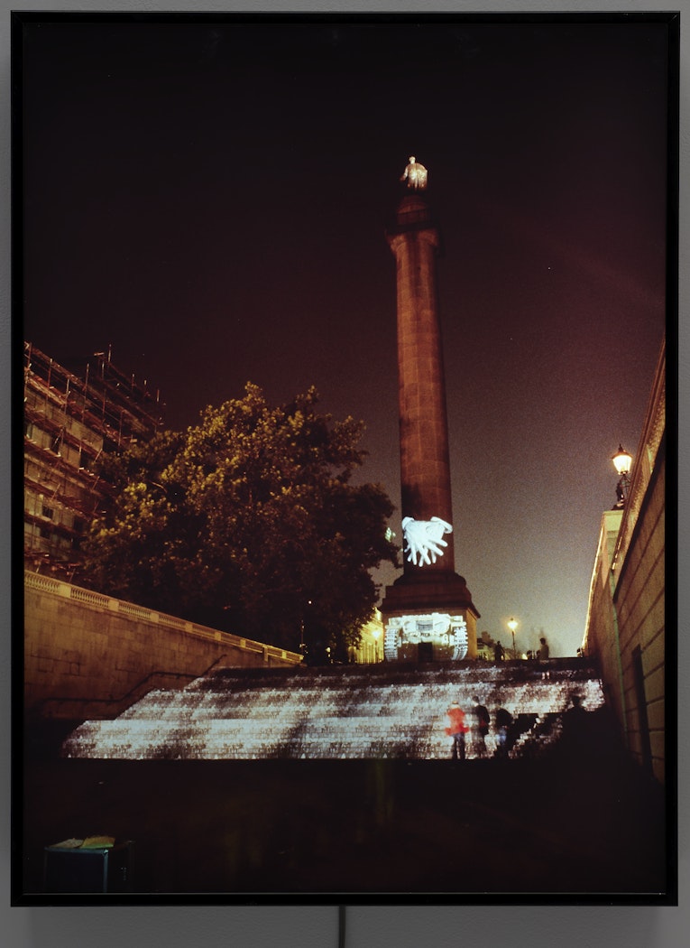 Public Projection: Duke of York's Column, Waterloo Place, London, 1985