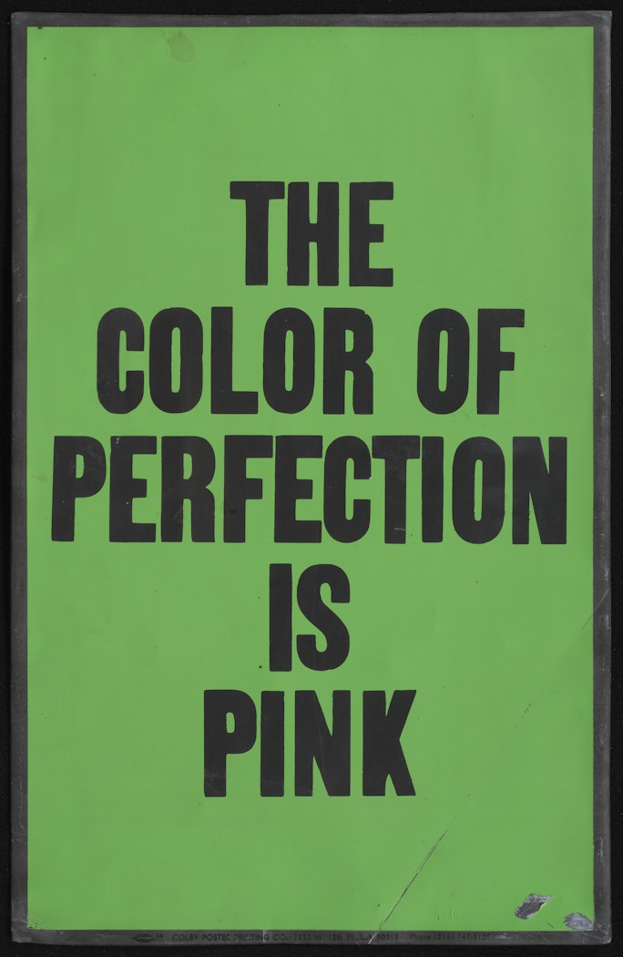 The Color of Perfection is Pink