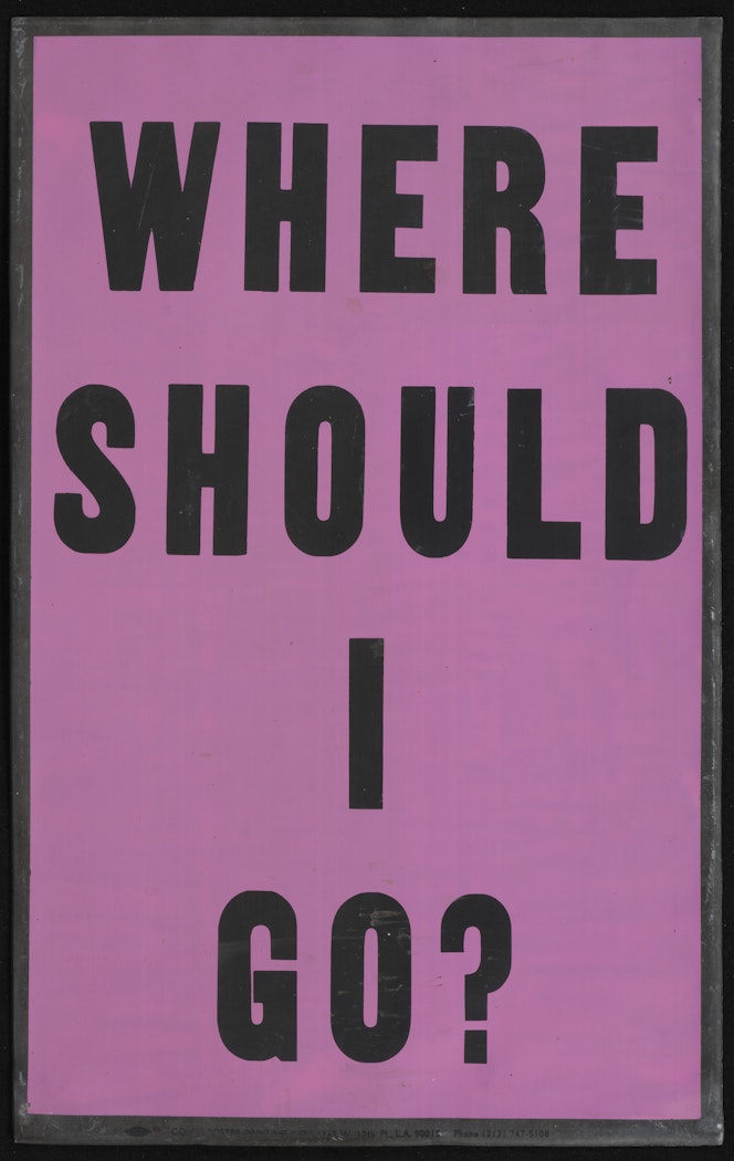 Where Should I Go?