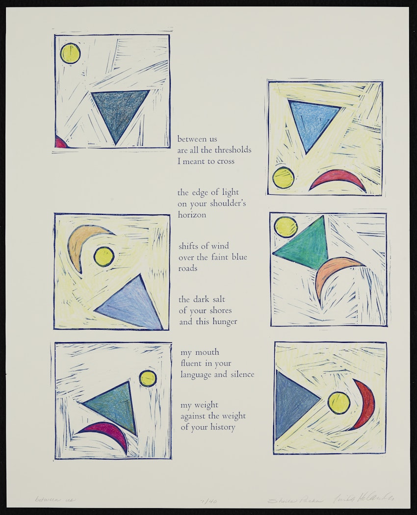 between us from the Thirteen Broadsides portfolio