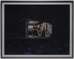 Boathouse with Moonlight