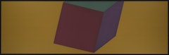 One Cube with Colors Superimposed (Yellow)