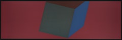 One Cube with Colors Superimposed (Red)