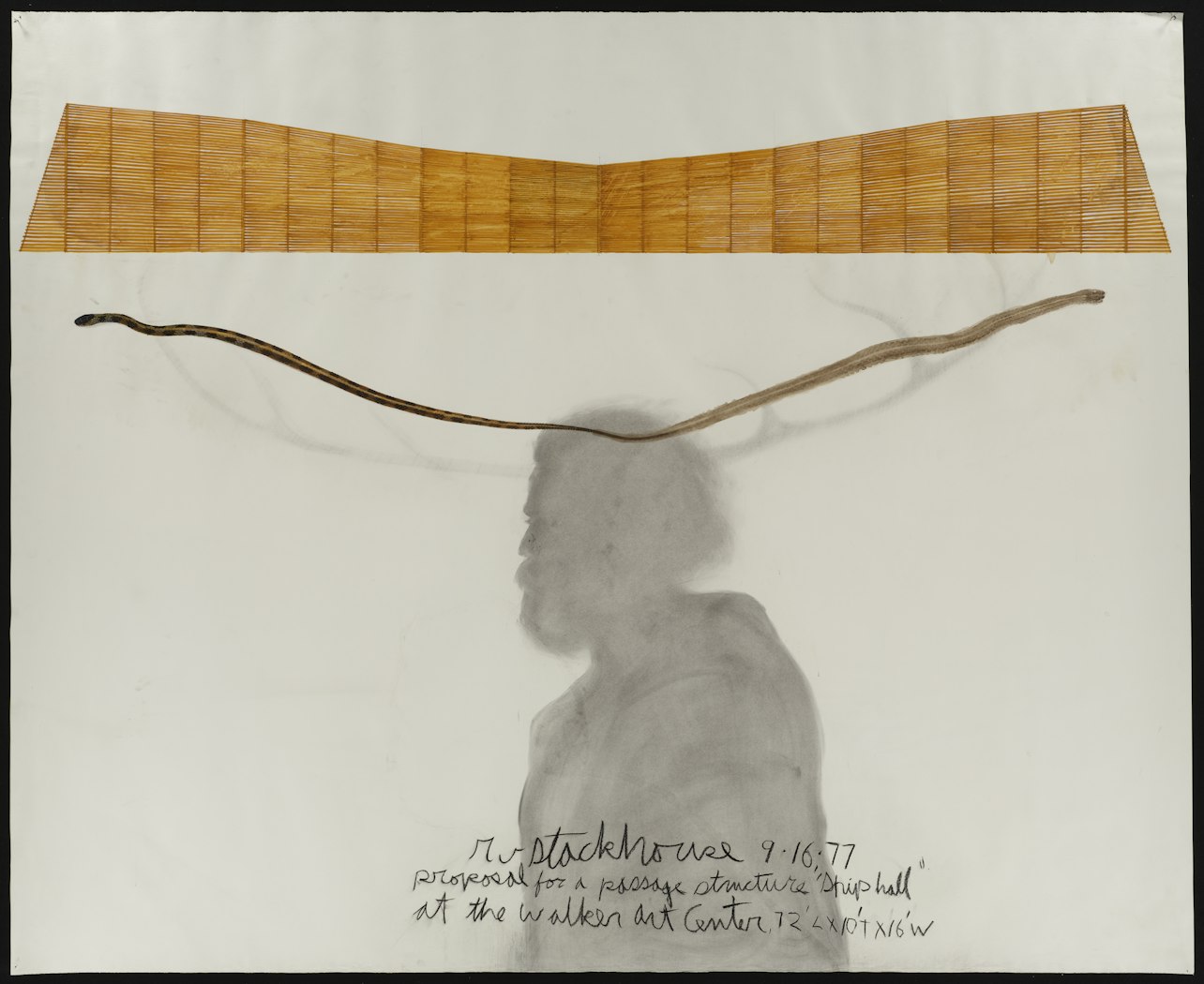 Proposal for a Passage Structure "Shiphall" at the Walker Art Center