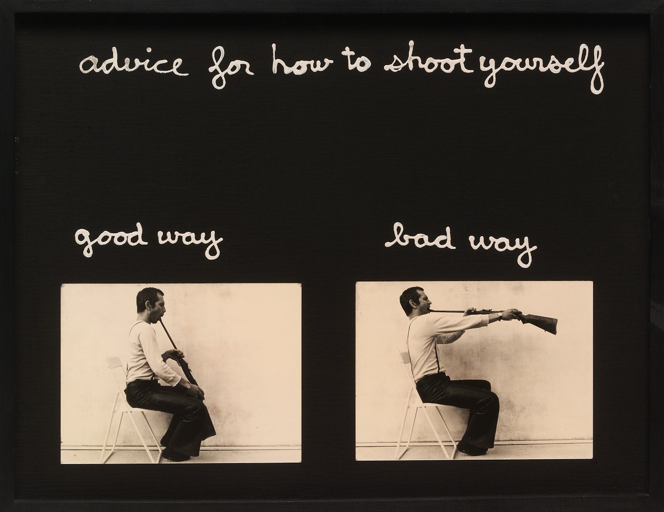 Advice for How to Shoot Yourself