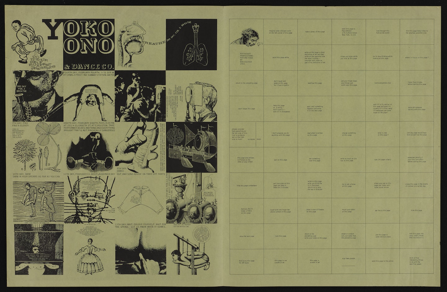 3 newspaper eVenTs for the pRicE of $1 (Fluxus newspaper #7)