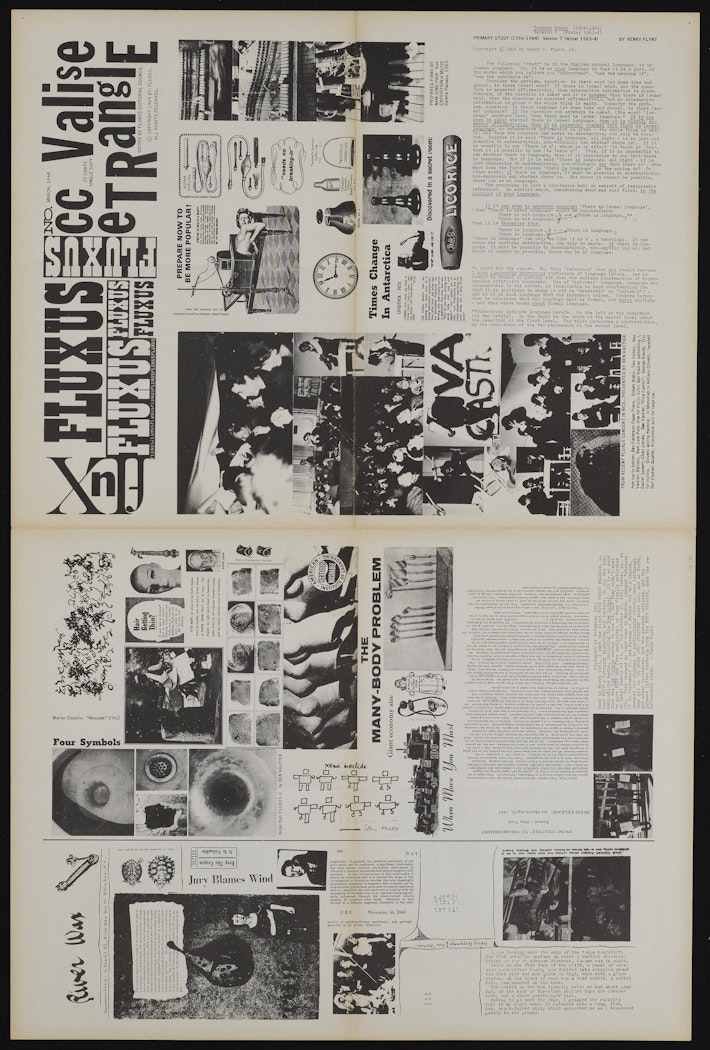 Fluxus cc Valise eTrangle,  (Fluxus Newspaper #3)