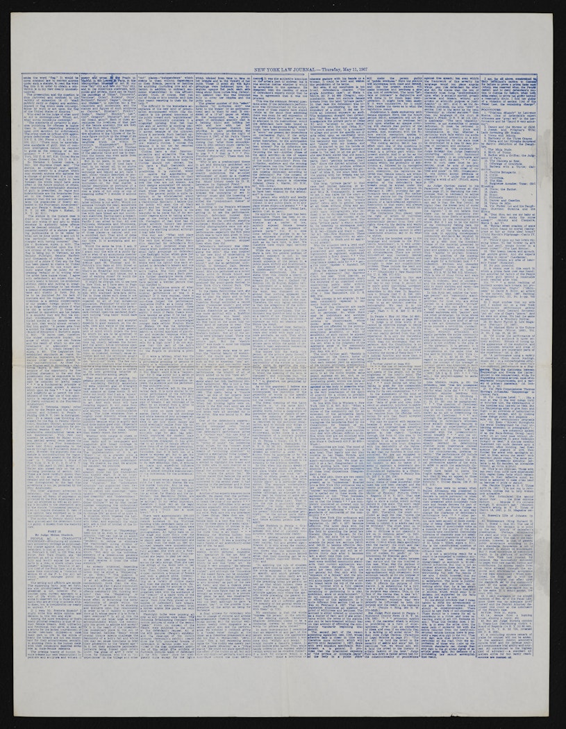 Blueprint of Milton Shalleck's Decision on the Topless Cellist Case