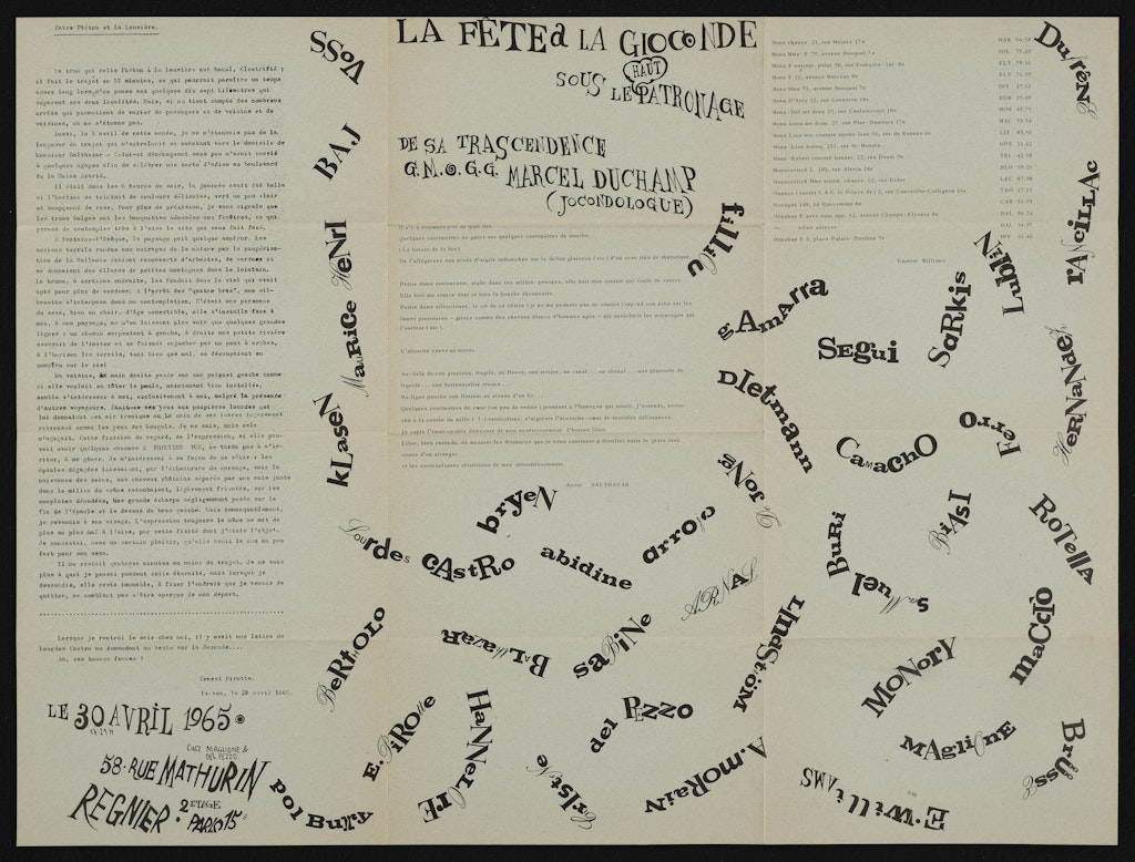 La Fête à la Gioconde