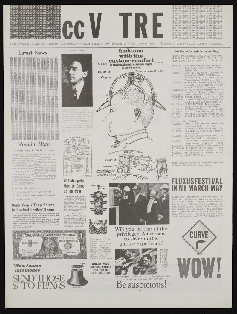cc V TRE, (Fluxus Newspaper #2)