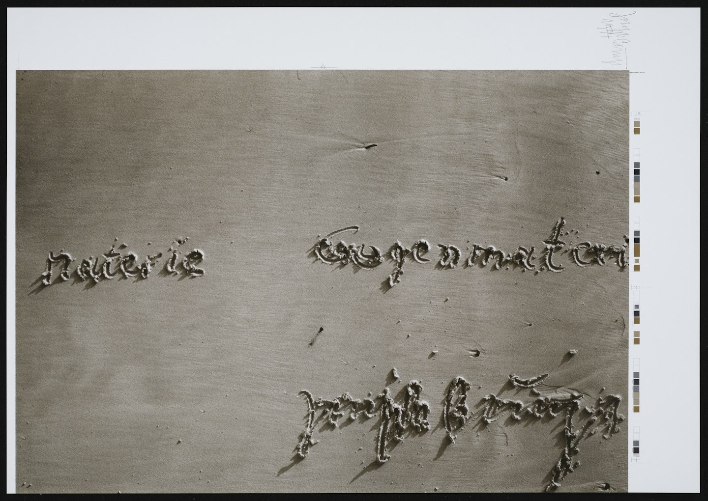 Sandzeichnungen (Sand Drawings)