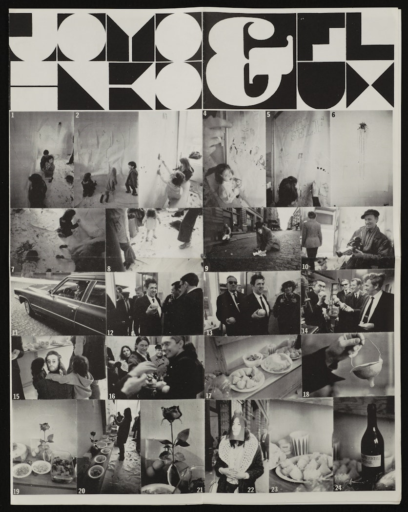John, Yoko + Flux (Fluxus newspaper # 8) 