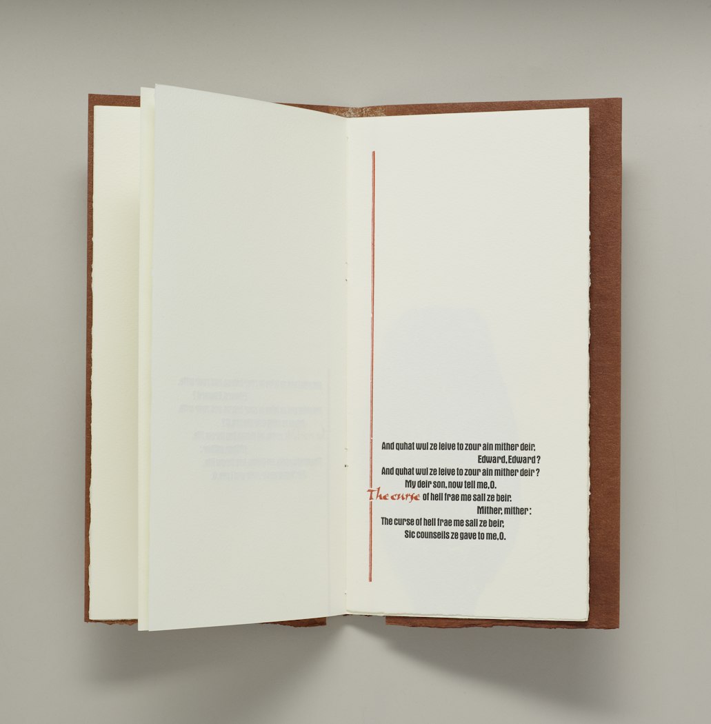 Edward Edward: As taken from Percy's "Reliques"