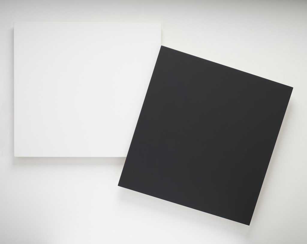 Black Relief with White