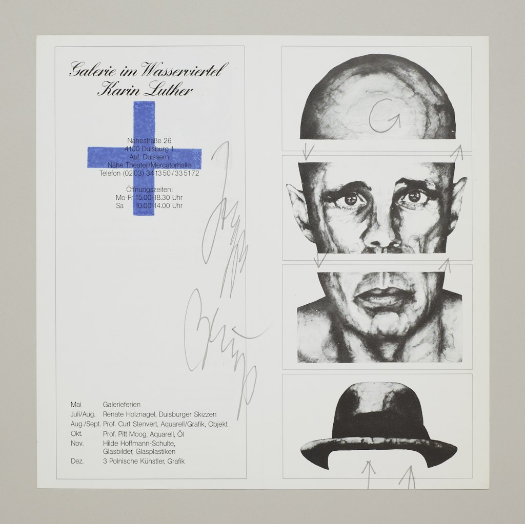 untitled (Announcement for Galerie im Wasserviertel)