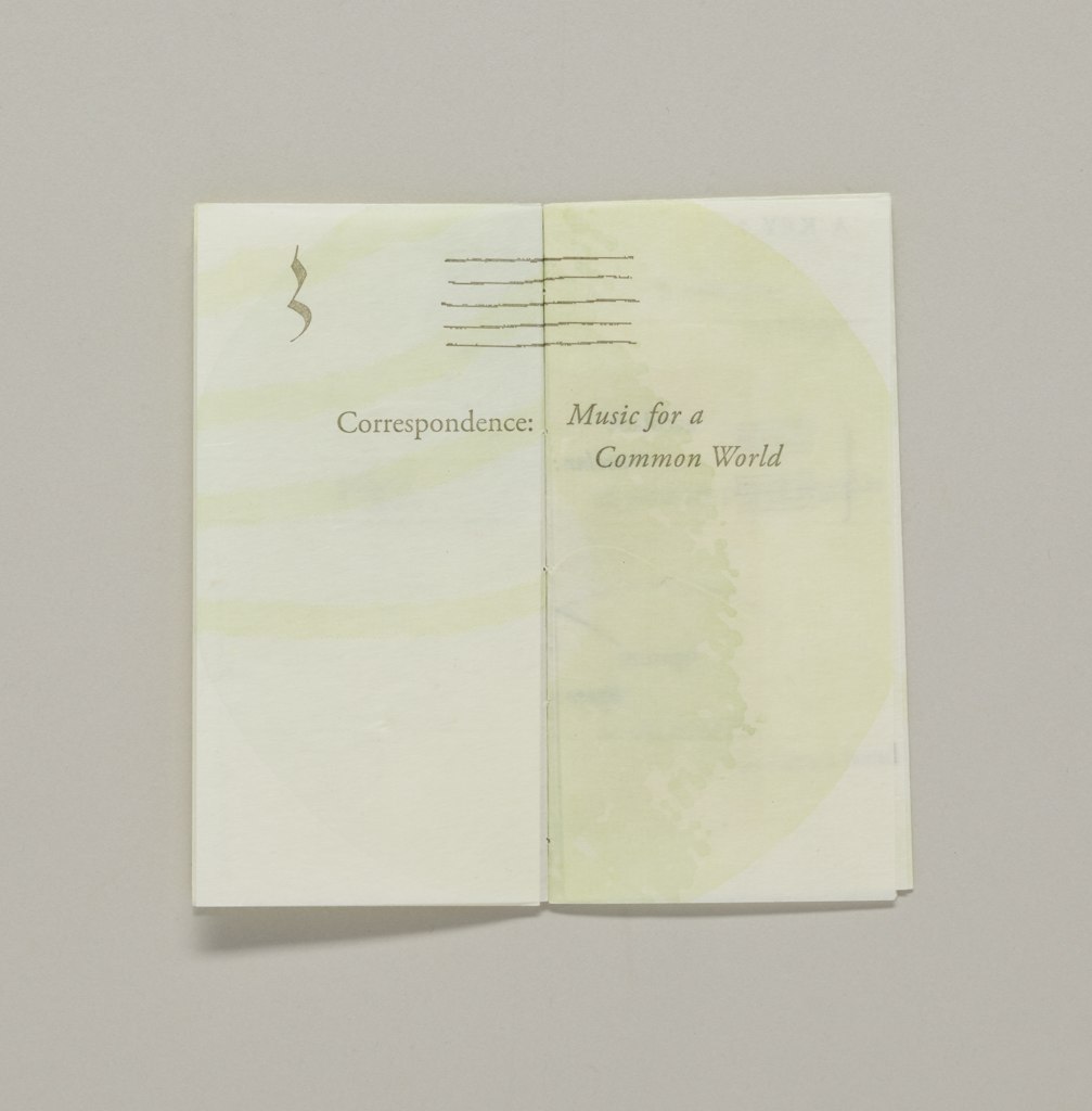 Correspondence: Music for a Common World