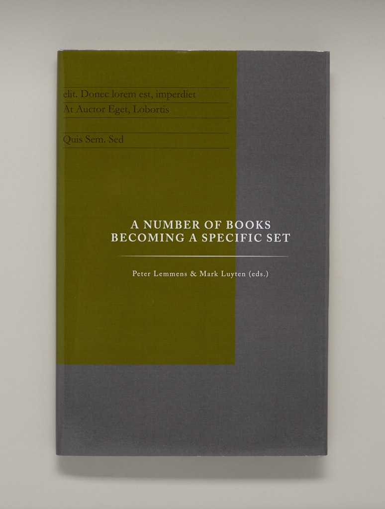 A Number of Books Becoming a Specific Set