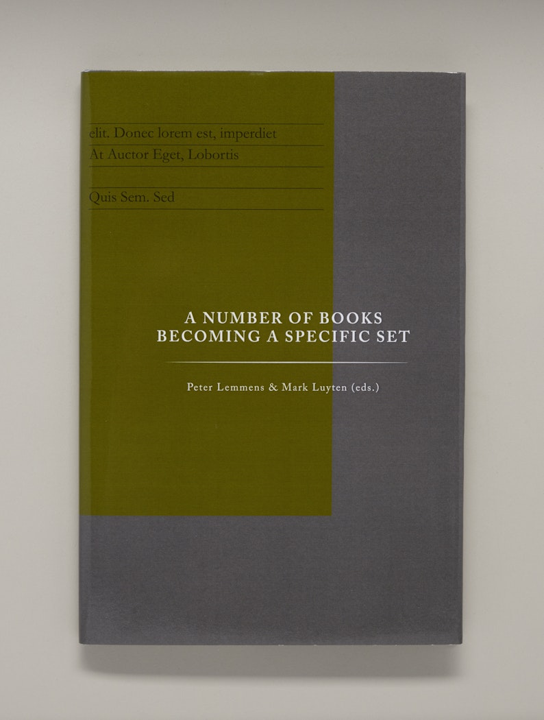 A Number of Books Becoming a Specific Set