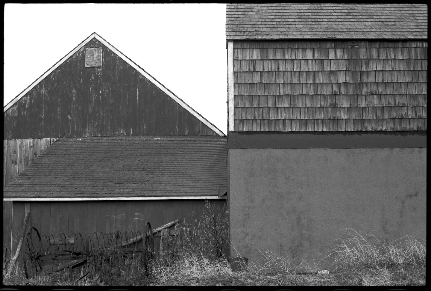 Barns II, Long Island from the portfolio Ellsworth Kelly Photographs
