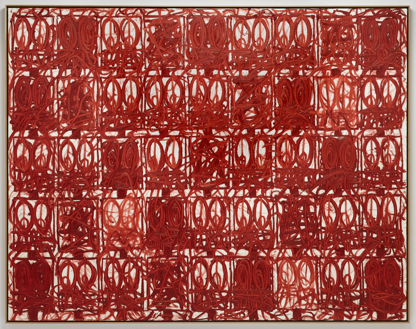 Anxious Red Painting October 31st