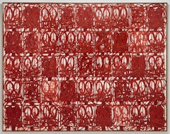 Anxious Red Painting October 31st