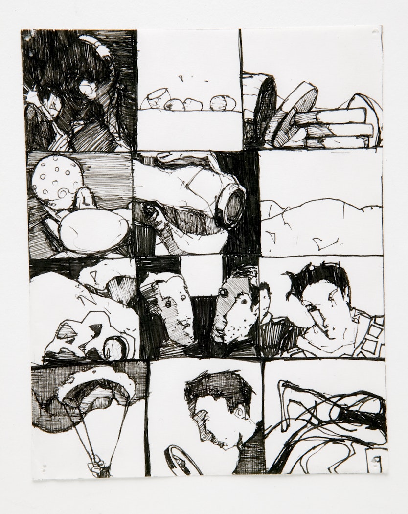 Pictures of What Happens on Each Page of Thomas Pynchon's Novel, Gravity's Rainbow