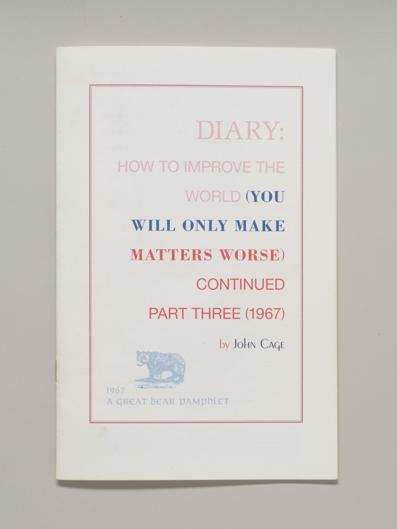 Diary: How to Improve the World (You Will Only Make Matters Worse) Continued, Part Three (1967)