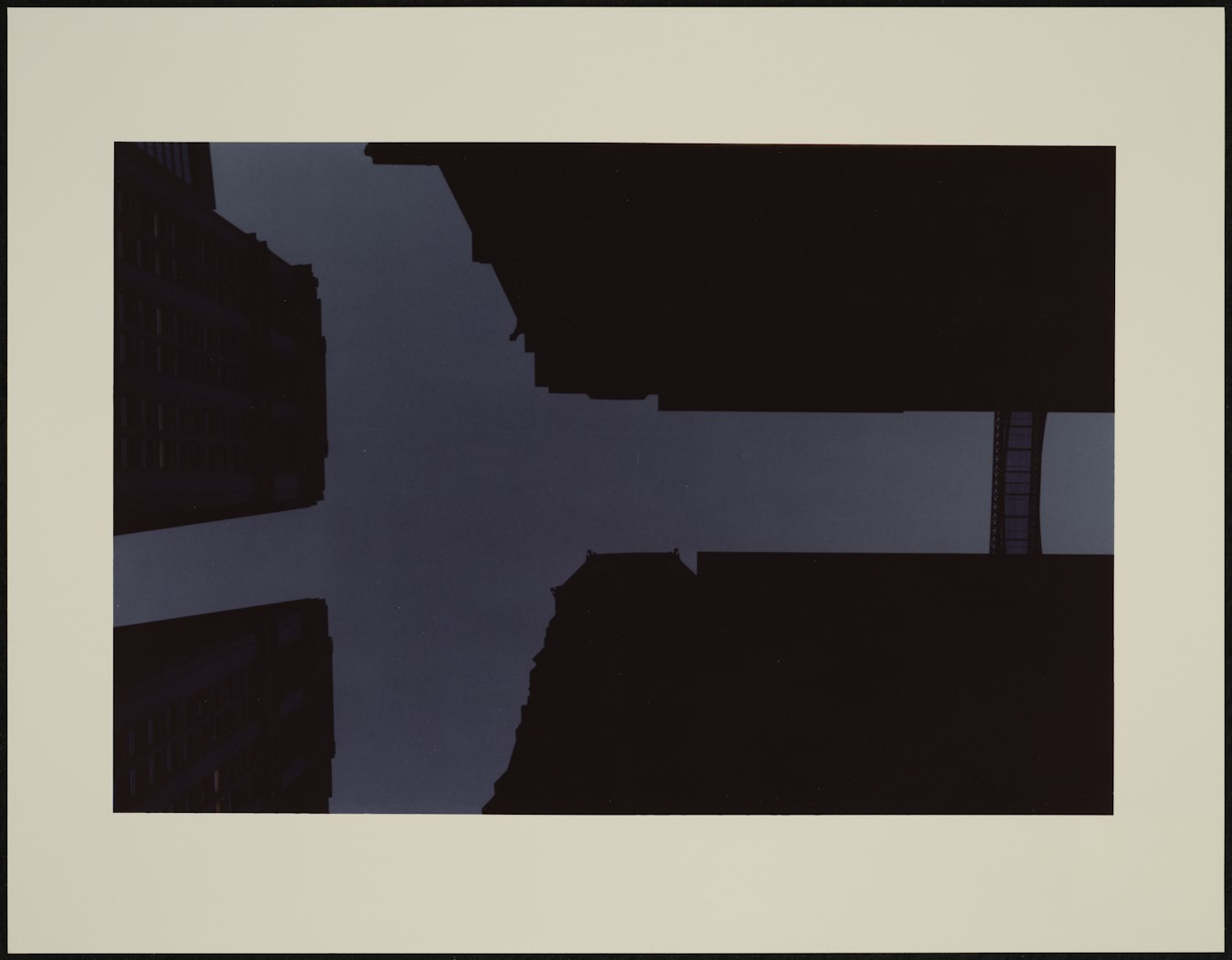 A Cut-Out Sky (Thames St. Between Broadway & Trinity Pl., N.Y.C.)
