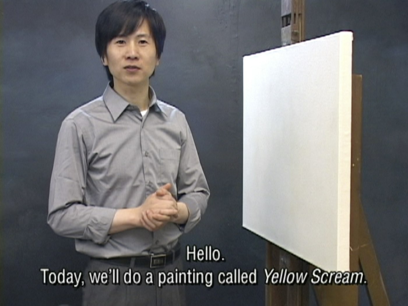 Painting "Yellow Scream"