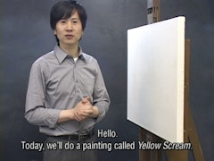 Painting "Yellow Scream"