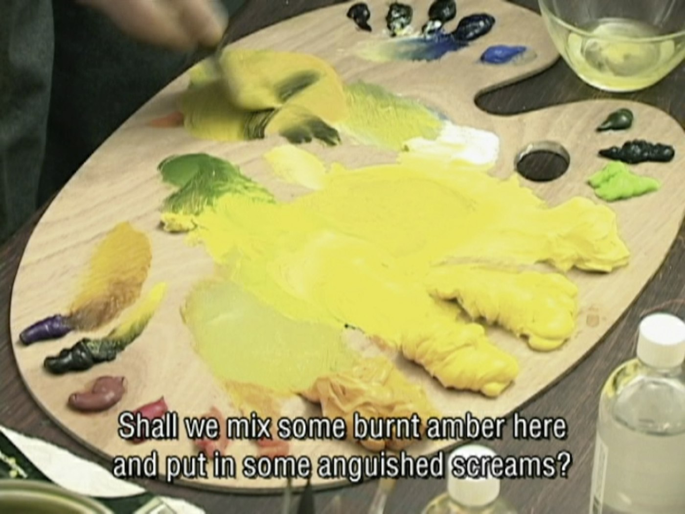 Painting "Yellow Scream"