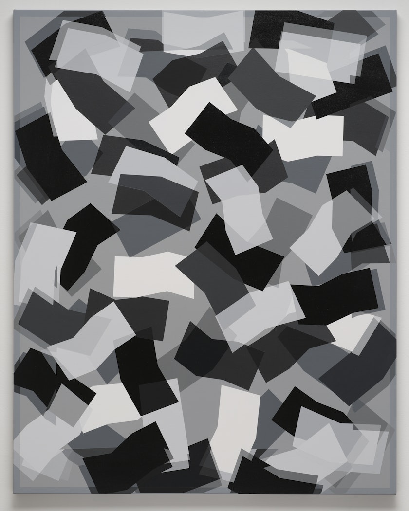 Untitled Brushstroke Study (Grisaille)