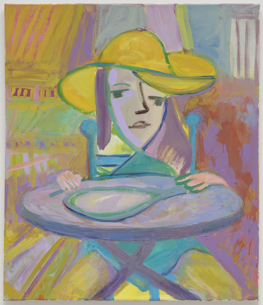 Girl with Mirror from the Cubist Cokehead series