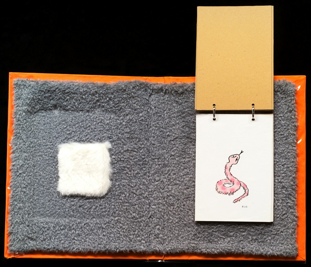 2002.62.3 inside book (Pink Furry Snake)
