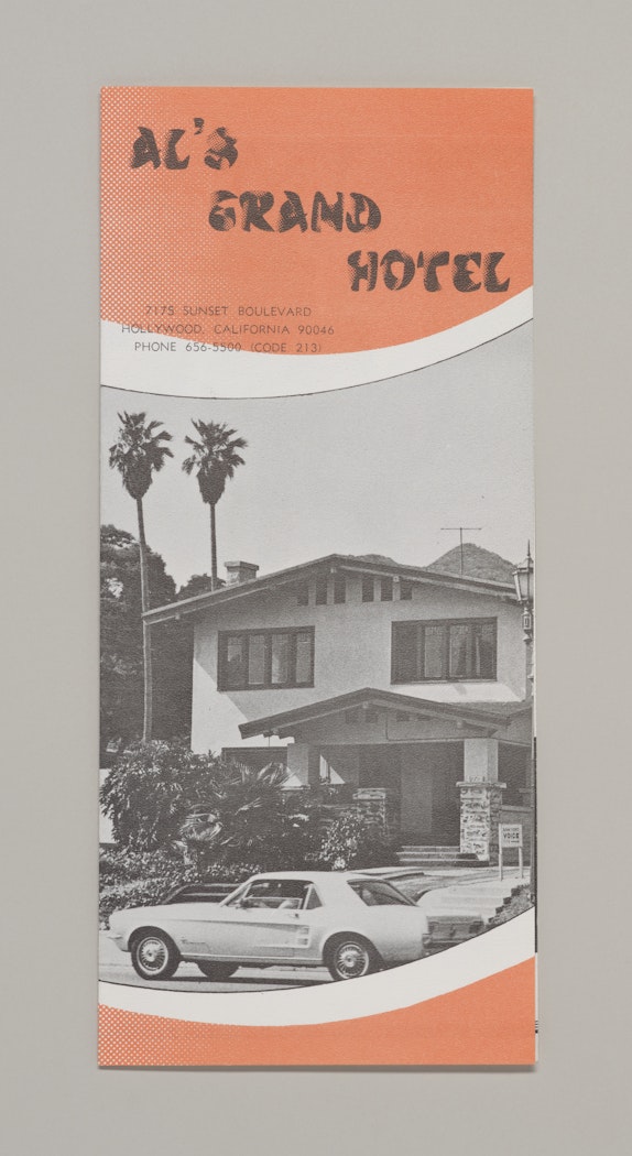 brochure for Al's Grand Hotel