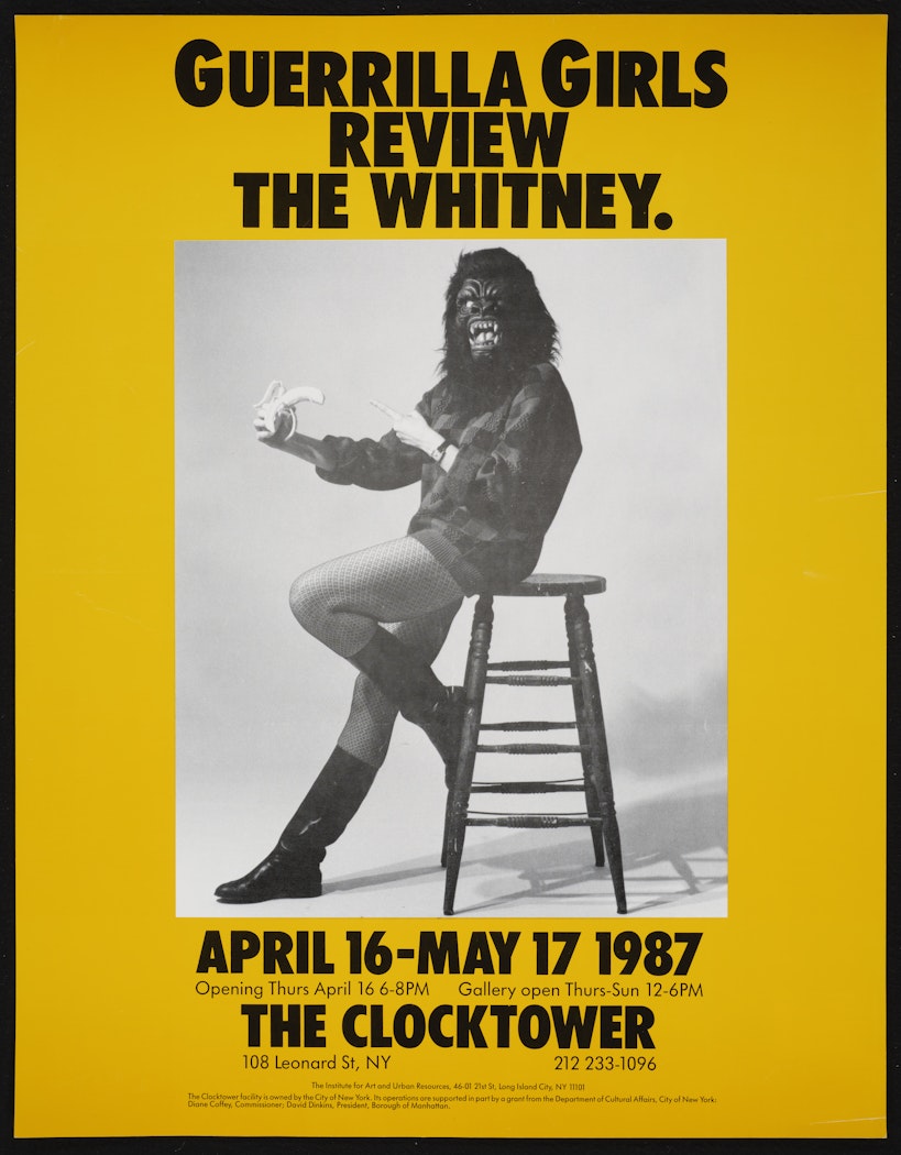Guerrilla Girls review the Whitney (Clocktower Show)
