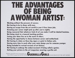 The Advantages of Being a Woman Artist