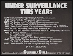 Under Surveillance this year