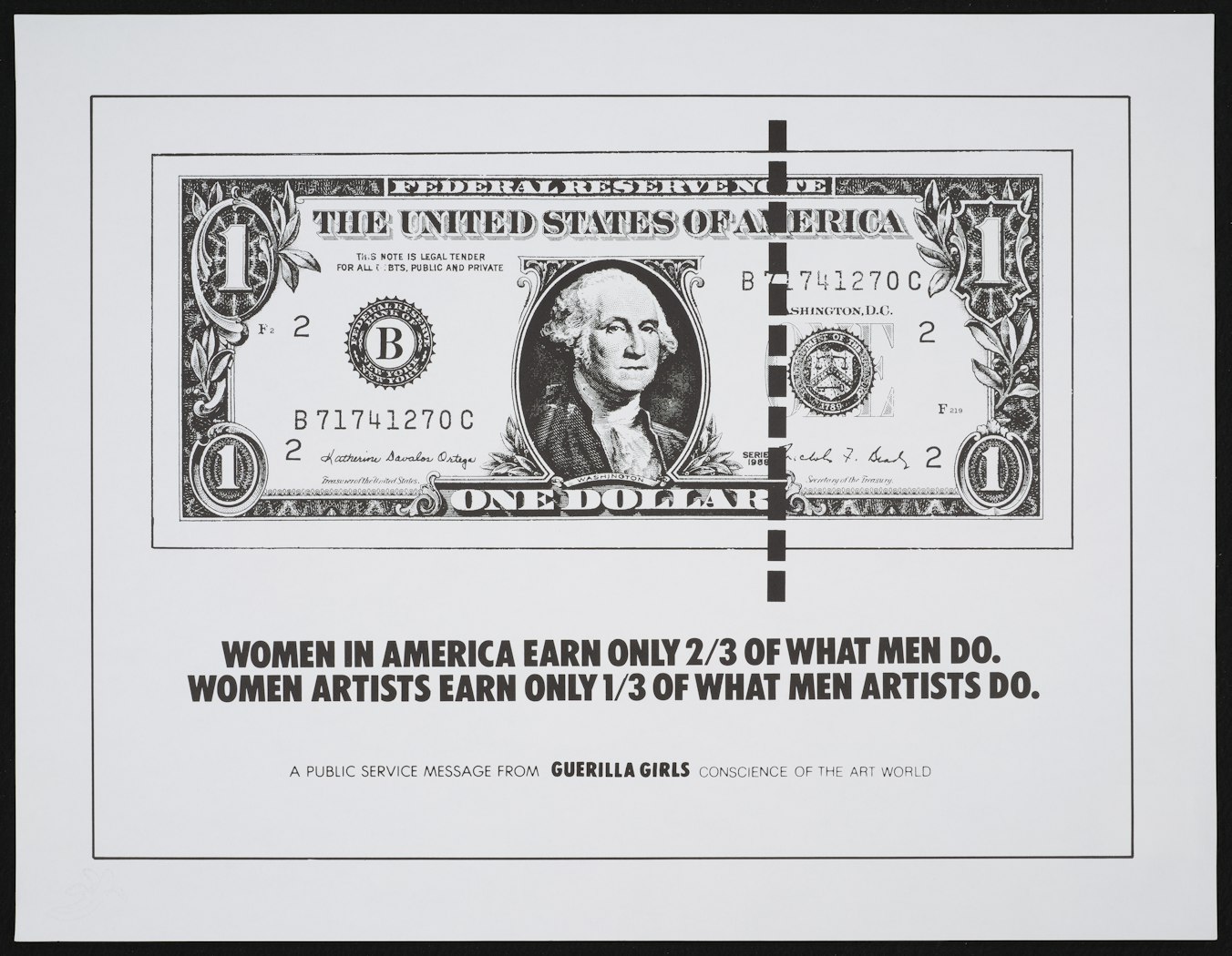Women in America earn only 2/3 of what men do