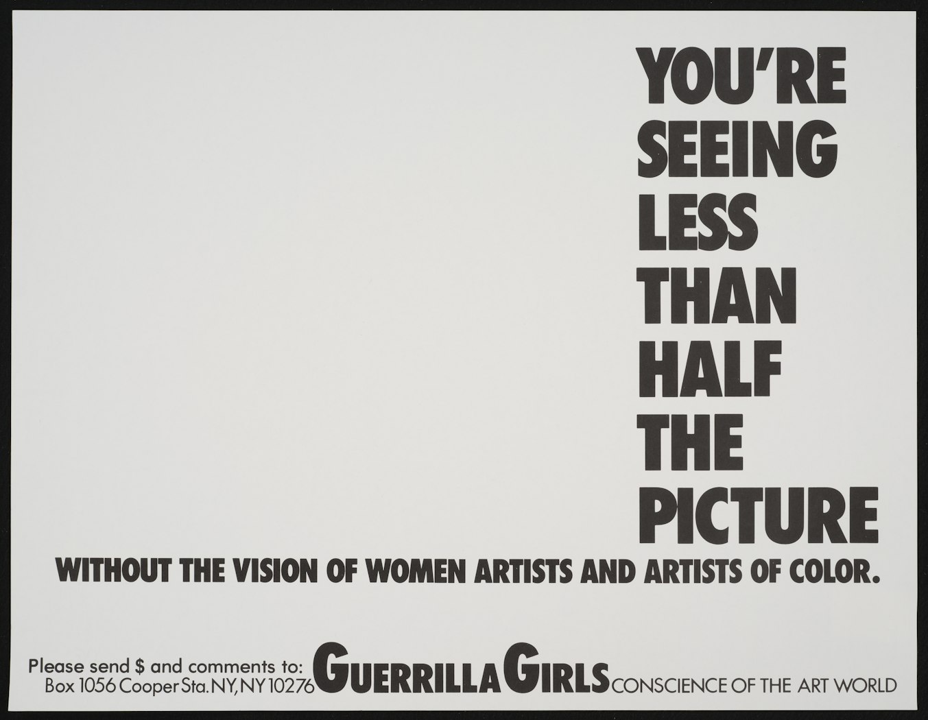 You're only seeing 1/2 the picture without the vision . . .