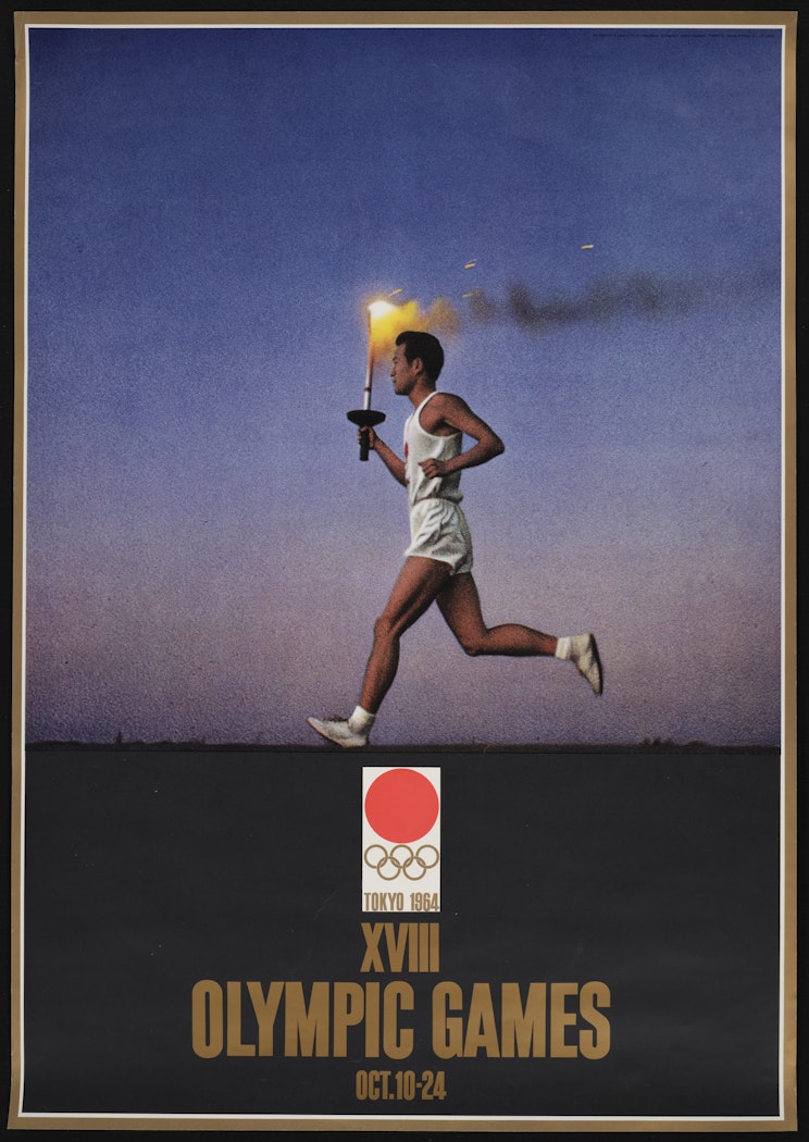 Poster for Tokyo Olympic Games 1964