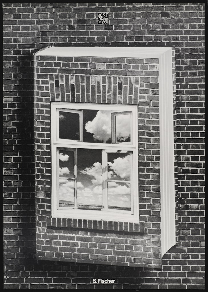 Poster for S. Fischer Publishing House, Image of Wall with Window