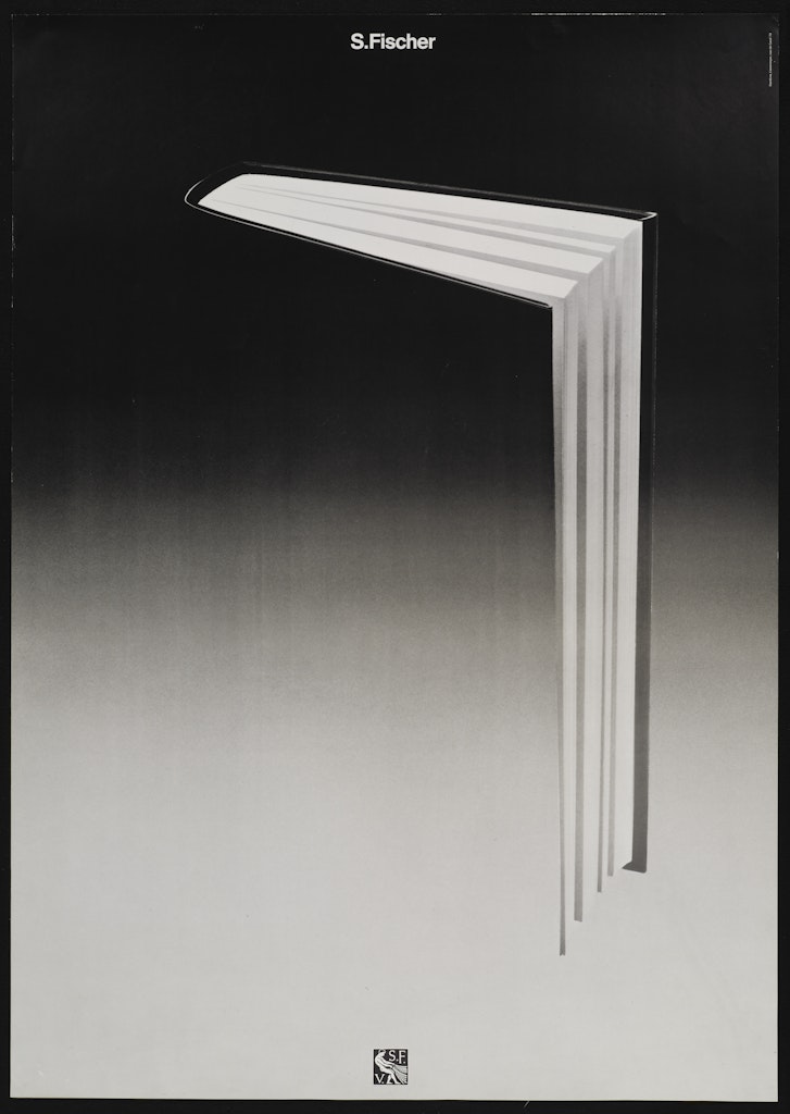 Poster for S. Fischer Publishing House, Image: of Book