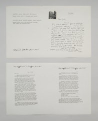 Letter to Ivan Karp and Reply from Ivan Karp