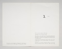 Promotional sheet for Grapefruit with score for Hide-and-Seek Piece