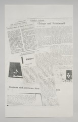 Promotional handout for The Stone or Works by Yoko Ono