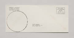Draw Circle Event, inside sealed envelope addressed to Alex Ramsey from Norman J. Seaman