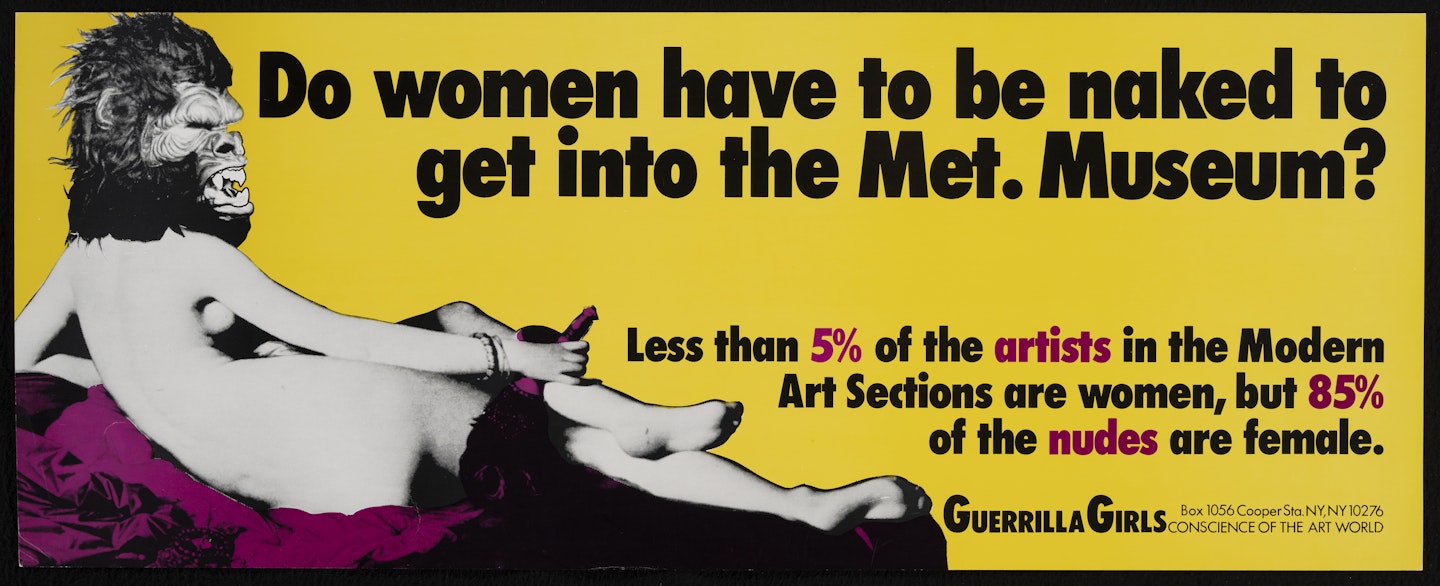 Do women have to be naked to get into the Met. Museum