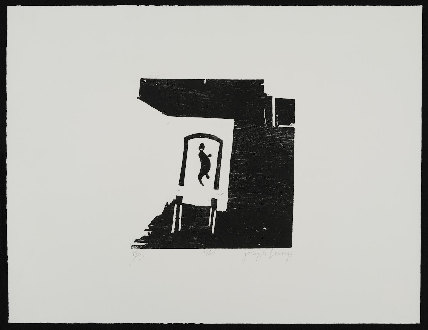 Esse (Funnel) 1951 from series Holzschnitte (Woodcuts)